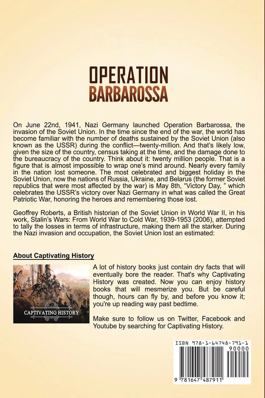 Rückseite: 9781647487911 | Operation Barbarossa | Captivating History | Taschenbuch | Englisch