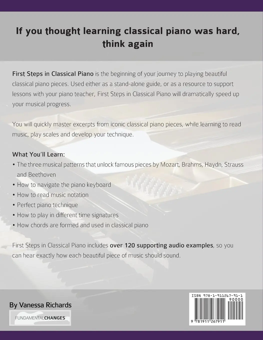 Rückseite: 9781911267911 | First Steps in Classical Piano | Joseph Alexander | Taschenbuch | 2018