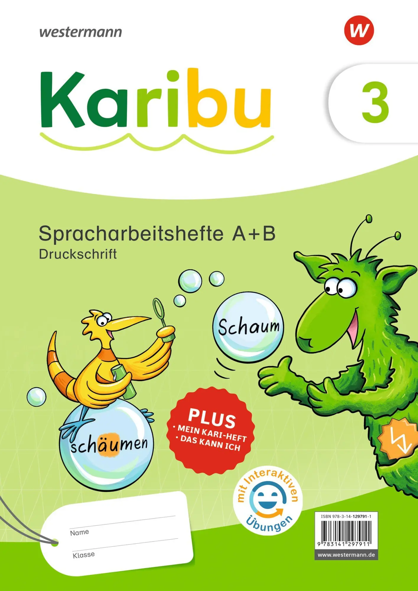 Cover: 9783141297911 | Karibu. Spracharbeitshefte 3 Druckschrift mit Diagnoseheft und...