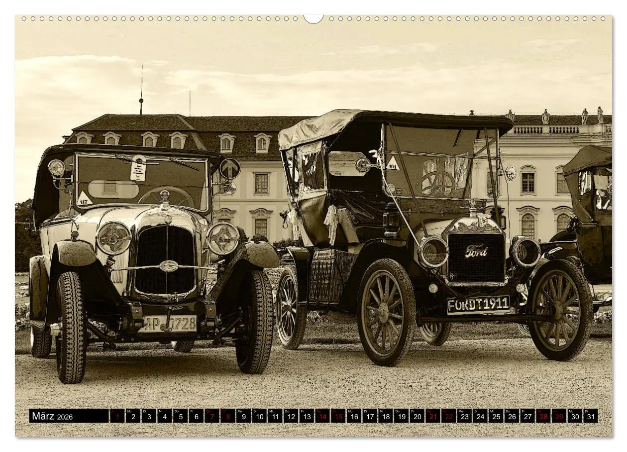 Bild: 9783457657911 | Klassische Automobile (hochwertiger Premium Wandkalender 2026 DIN...