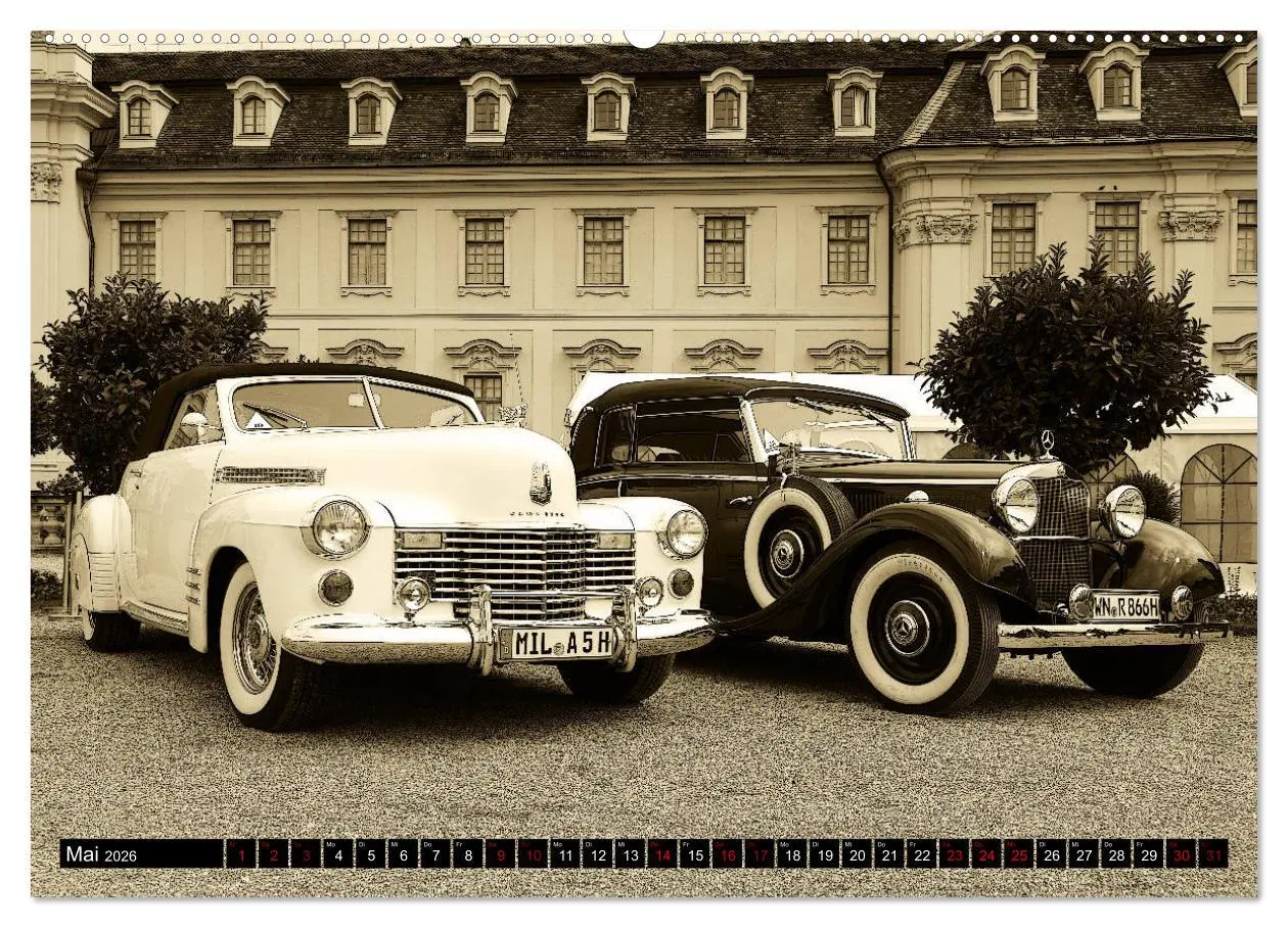 Bild: 9783457657911 | Klassische Automobile (hochwertiger Premium Wandkalender 2026 DIN...