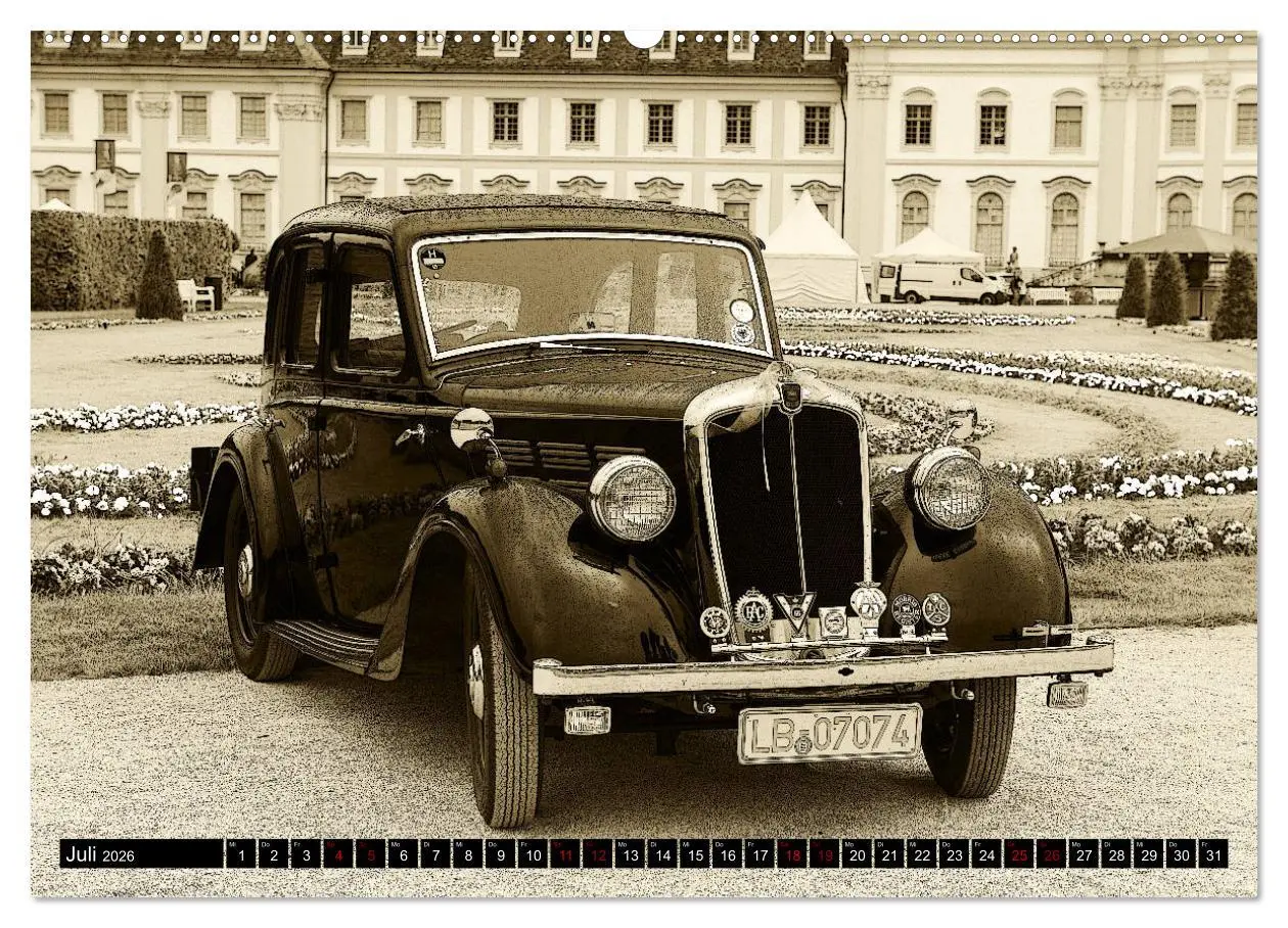 Bild: 9783457657911 | Klassische Automobile (hochwertiger Premium Wandkalender 2026 DIN...