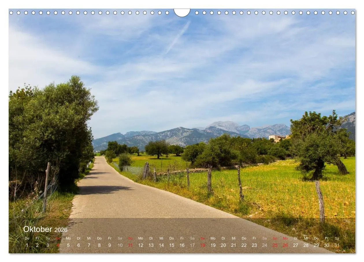 Bild: 9783516057911 | Mit dem Rennrad auf Mallorca (Wandkalender 2026 DIN A3 quer),...