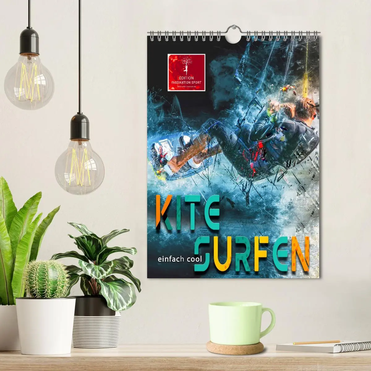 Bild: 9783516367911 | Kitesurfen - einfach cool (Wandkalender 2026 DIN A4 hoch), CALVENDO...