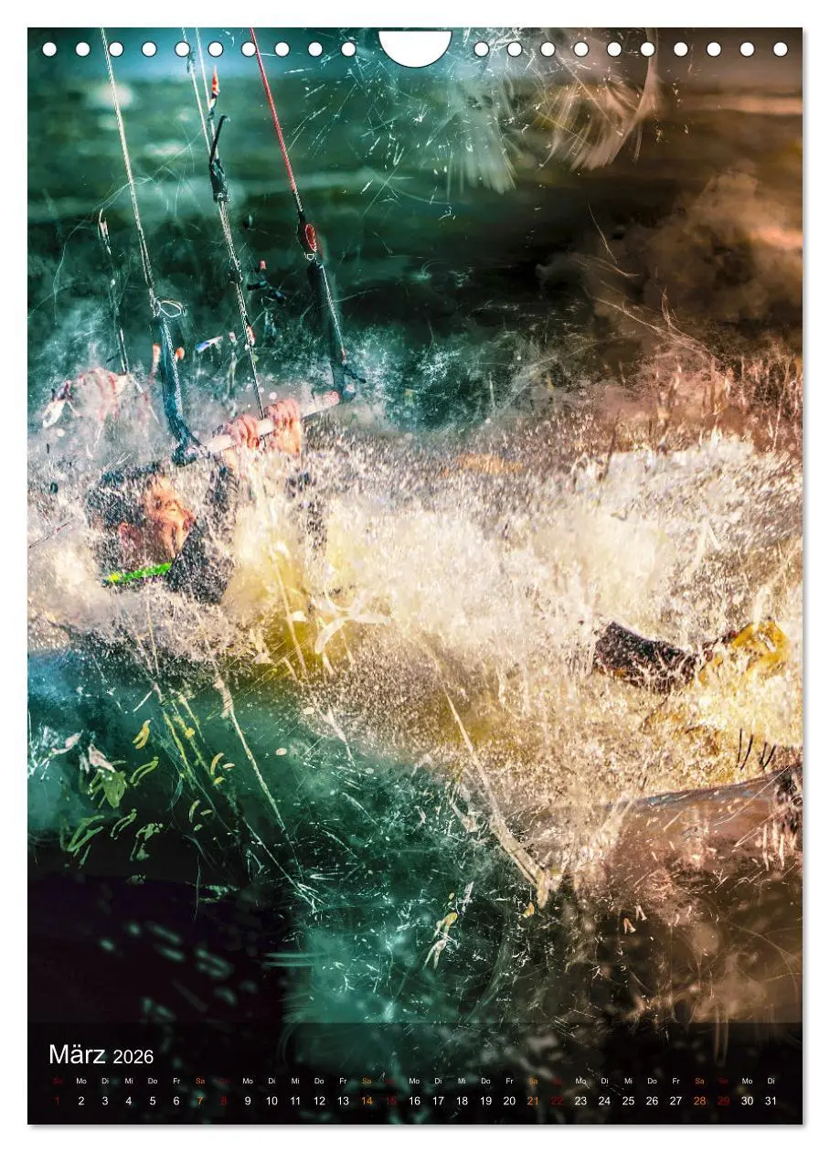 Bild: 9783516367911 | Kitesurfen - einfach cool (Wandkalender 2026 DIN A4 hoch), CALVENDO...