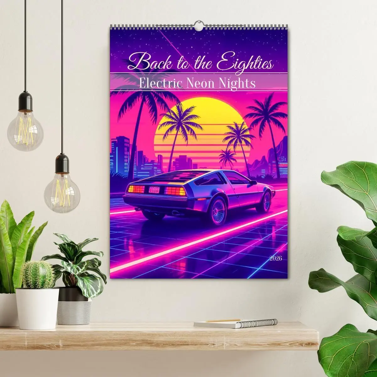 Bild: 9783516747911 | Back to the Eighties - Electric Neon Nights (Wandkalender 2026 DIN...