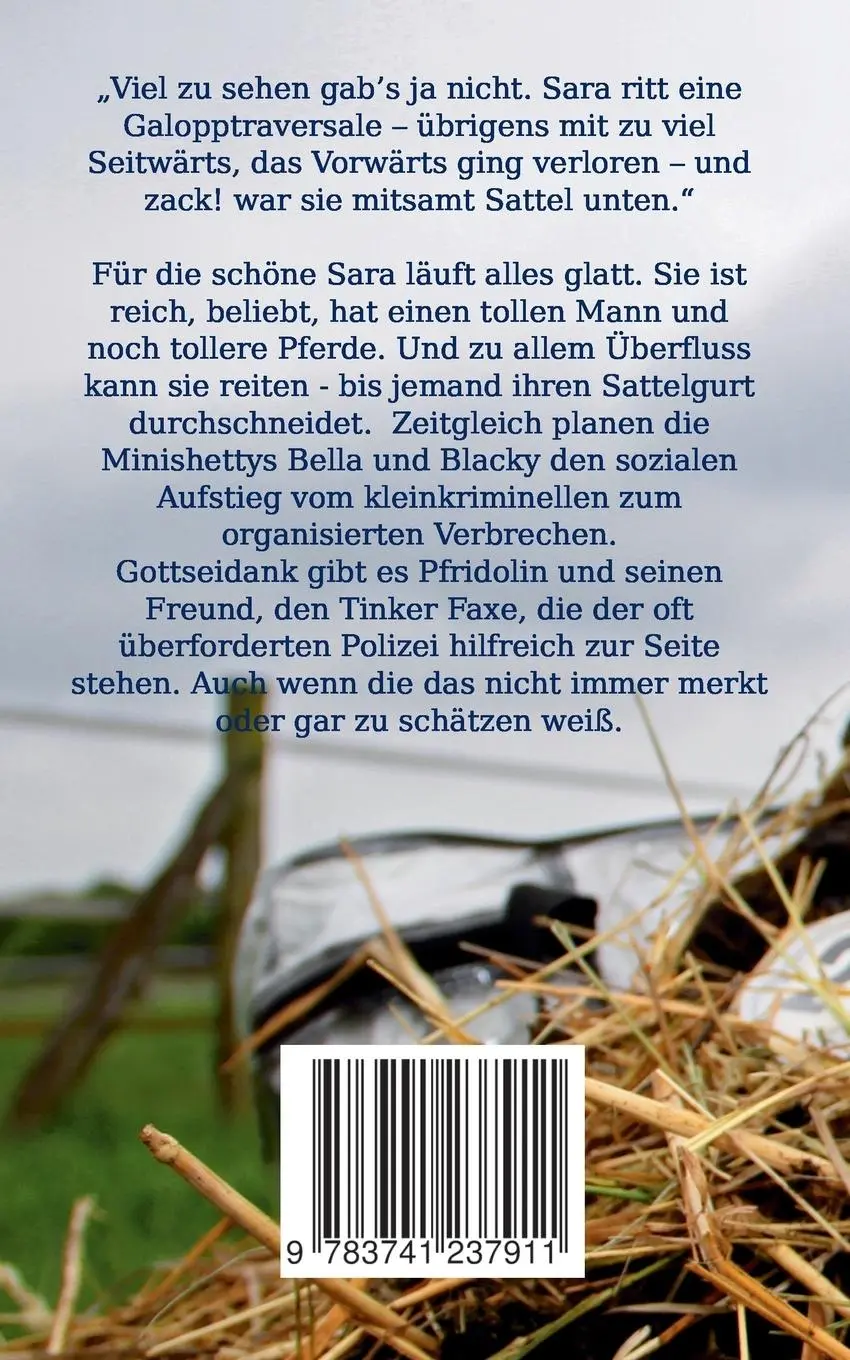 Rückseite: 9783741237911 | Tödliche Traversale | Ein Pferdekrimi | Pfridolin Pferd | Taschenbuch