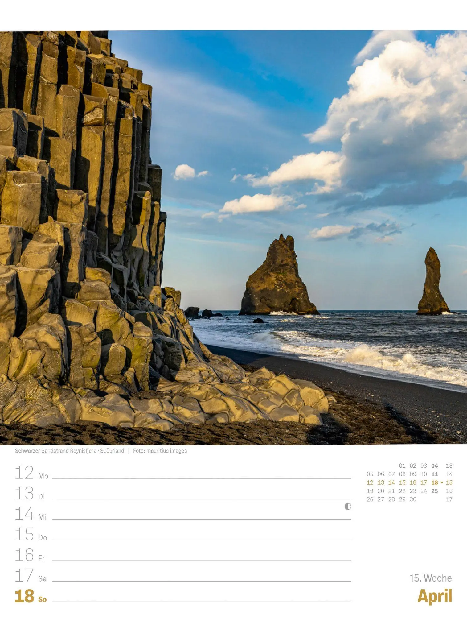 Bild: 9783838427911 | Island Wochenplaner Kalender 2027 Die Insel aus Feuer und Eis | GmbH