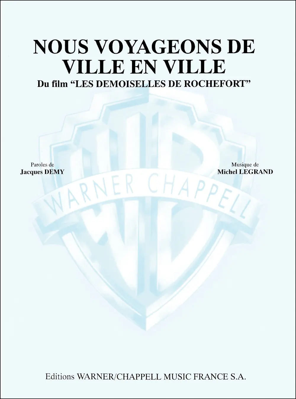 Cover: 9788850707911 | Nous Voyageons de Ville en Ville | Michel Legrand | Buch