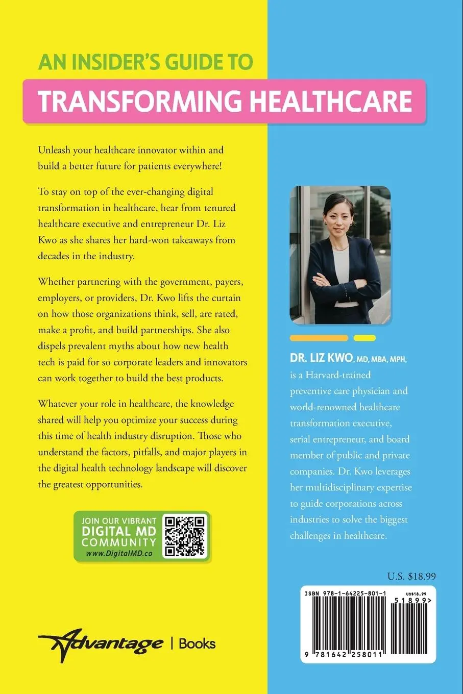 Rückseite: 9781642258011 | Digital MD | Revolutionizing the Future of Healthcare | Liz Kwo | Buch