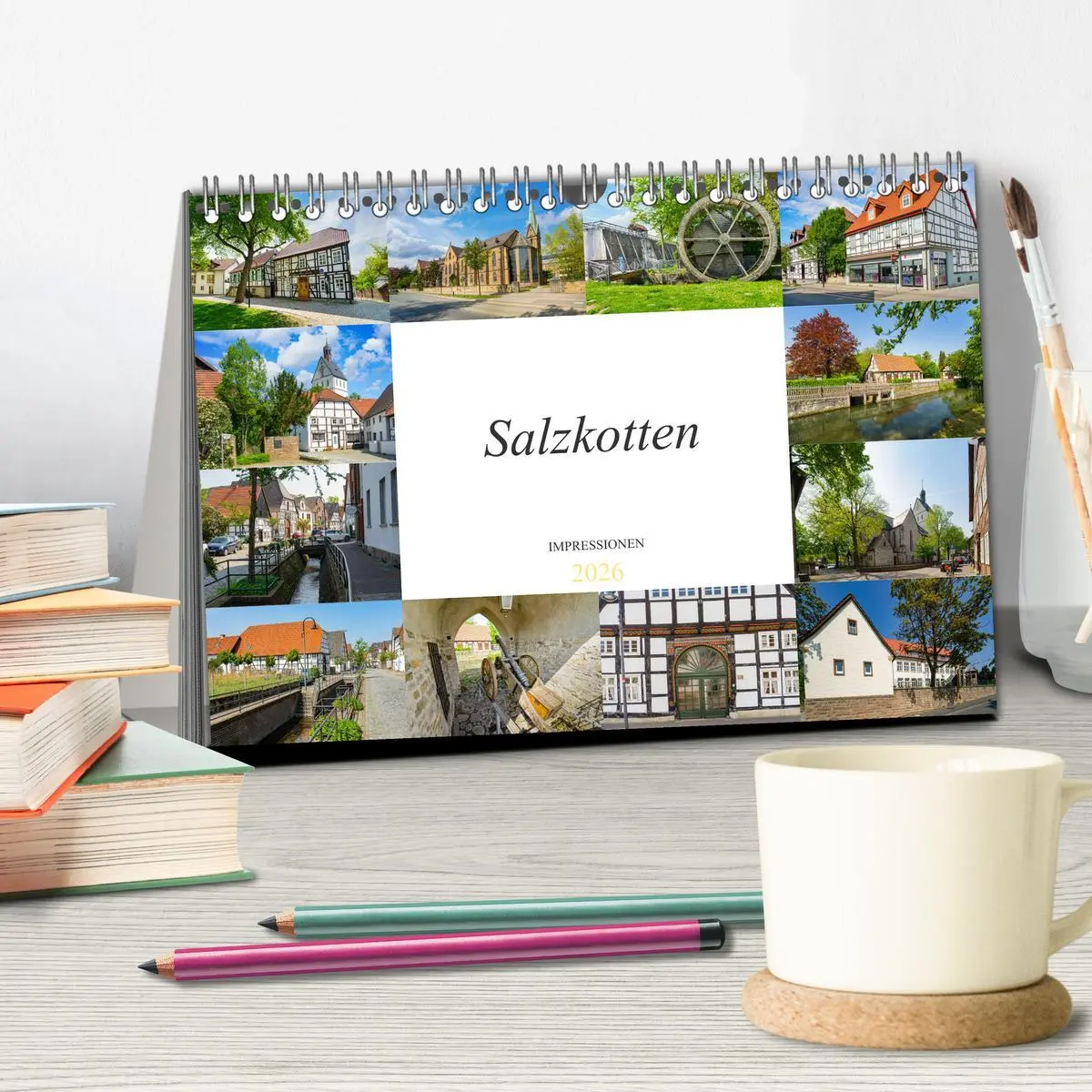Bild: 9783457618011 | Salzkotten Impressionen (Tischkalender 2026 DIN A5 quer), CALVENDO...