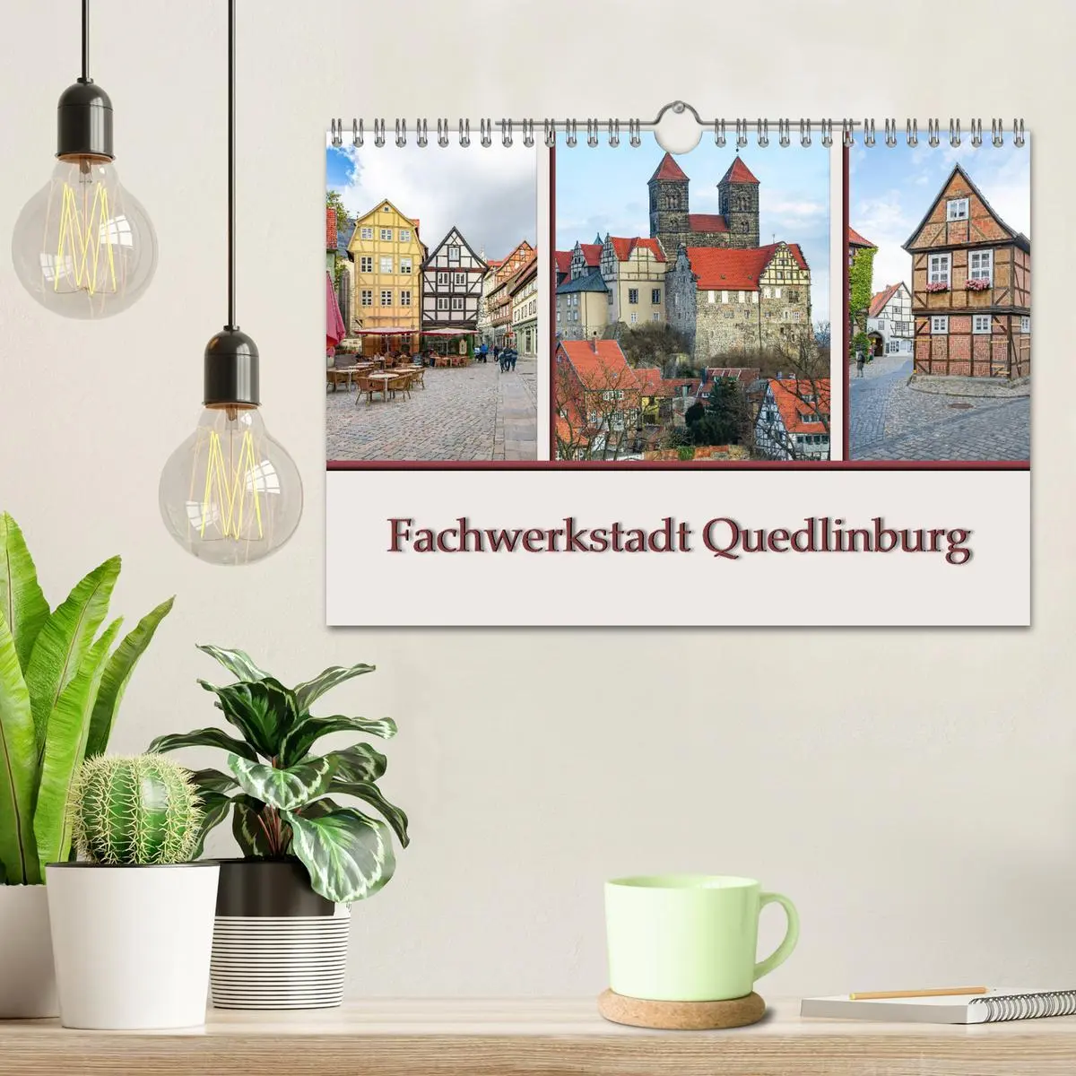 Bild: 9783457788011 | Fachwerkstadt Quedlinburg (Wandkalender 2026 DIN A4 quer), CALVENDO...