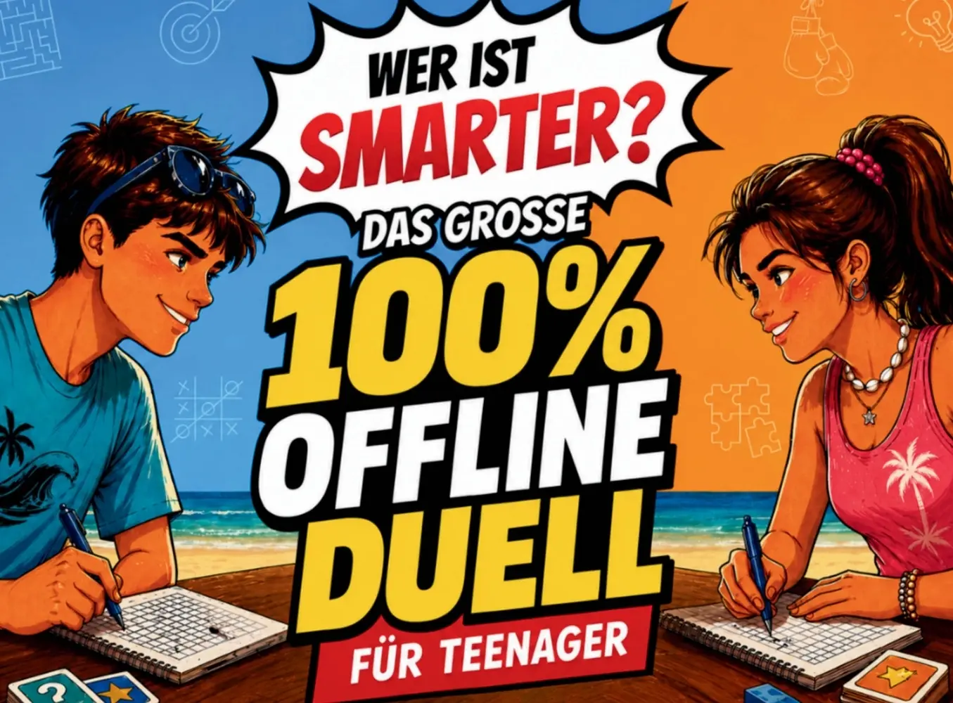Cover: 9783912638011 | Wer ist smarter? Das große 100% Offline-Duell für Teenager: Akku...