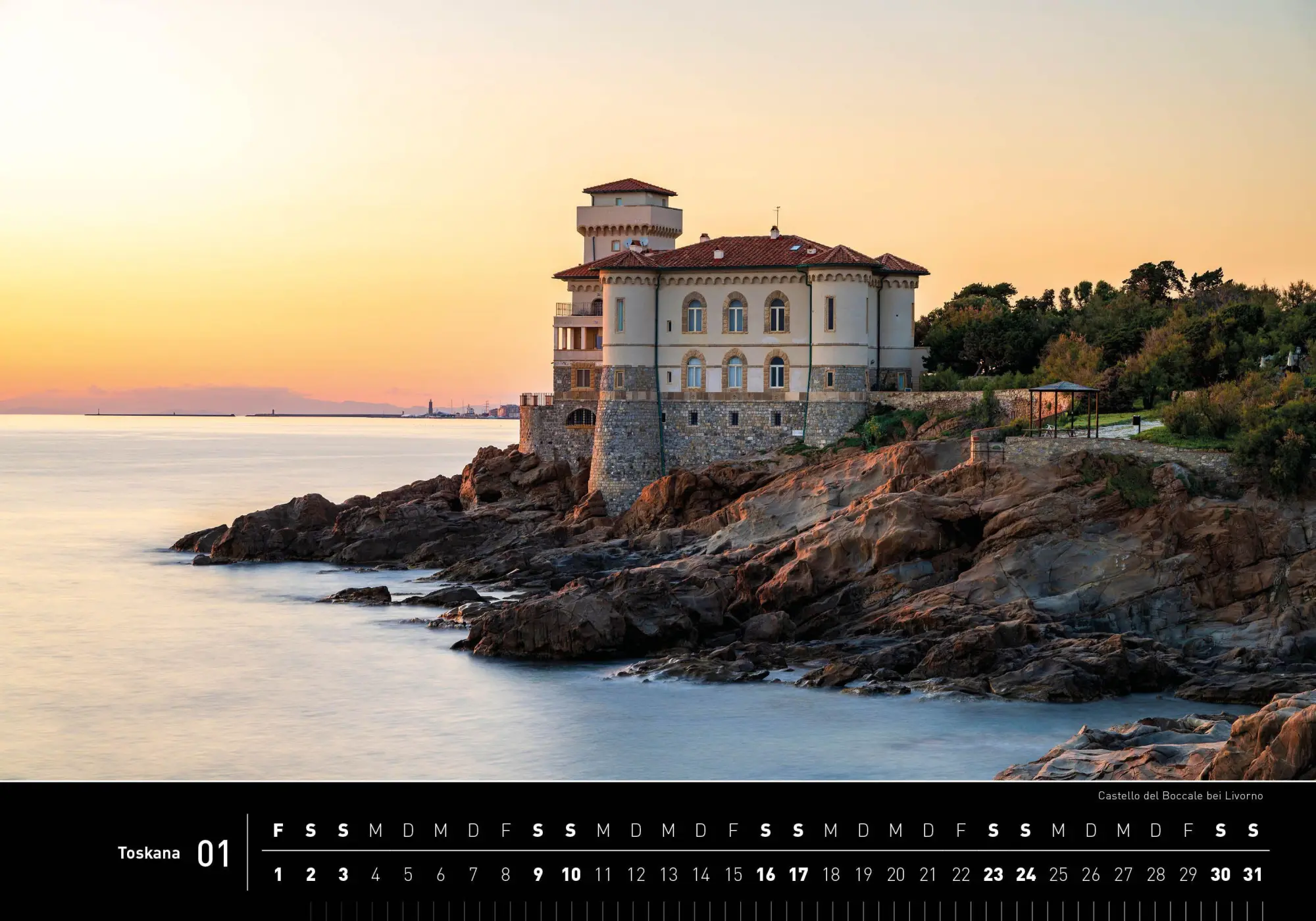 Bild: 9783968558011 | Toskana Premiumkalender 2027 | Robert Haasmann | Kalender | 14 S.