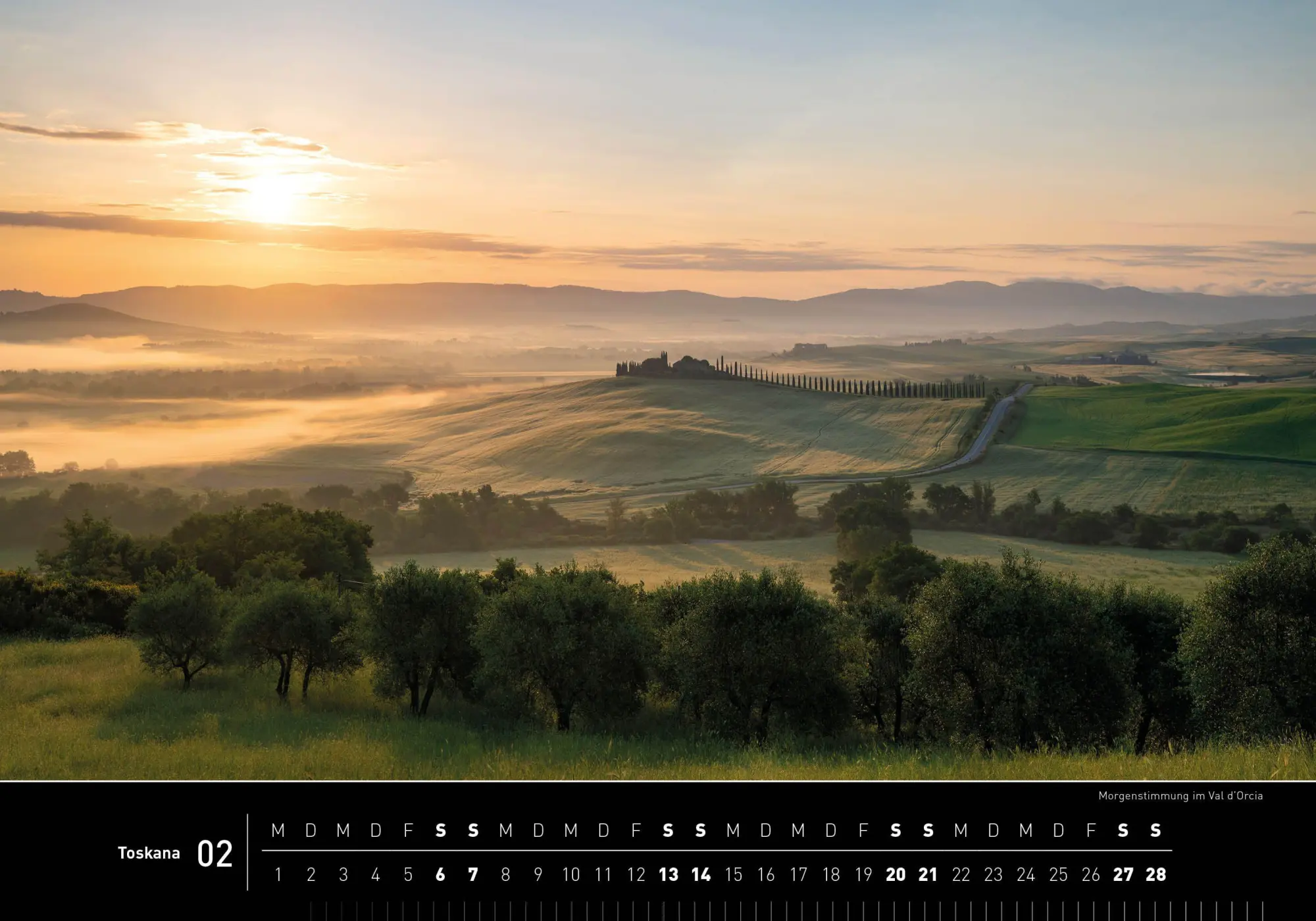 Bild: 9783968558011 | Toskana Premiumkalender 2027 | Robert Haasmann | Kalender | 14 S.