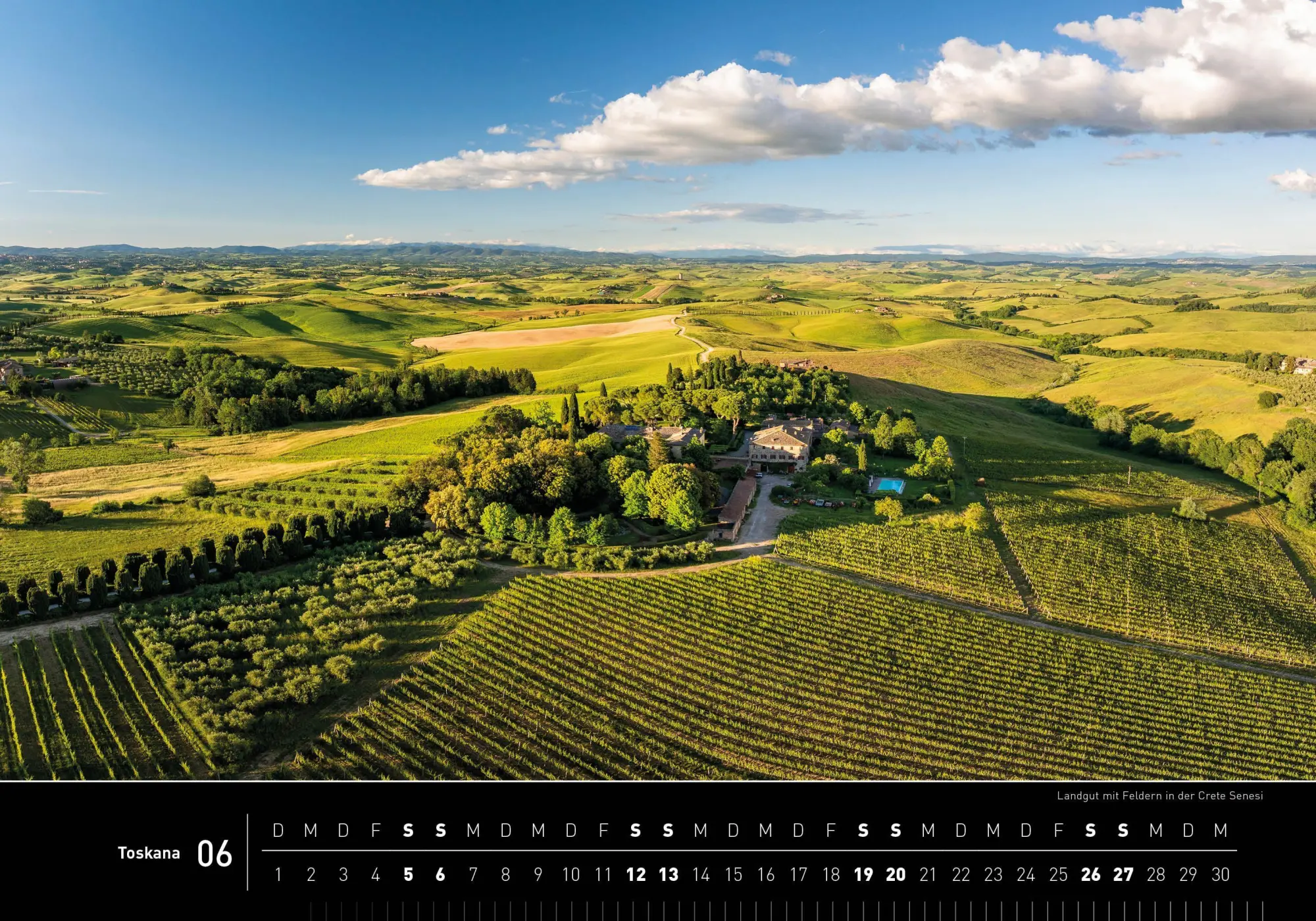 Bild: 9783968558011 | Toskana Premiumkalender 2027 | Robert Haasmann | Kalender | 14 S.