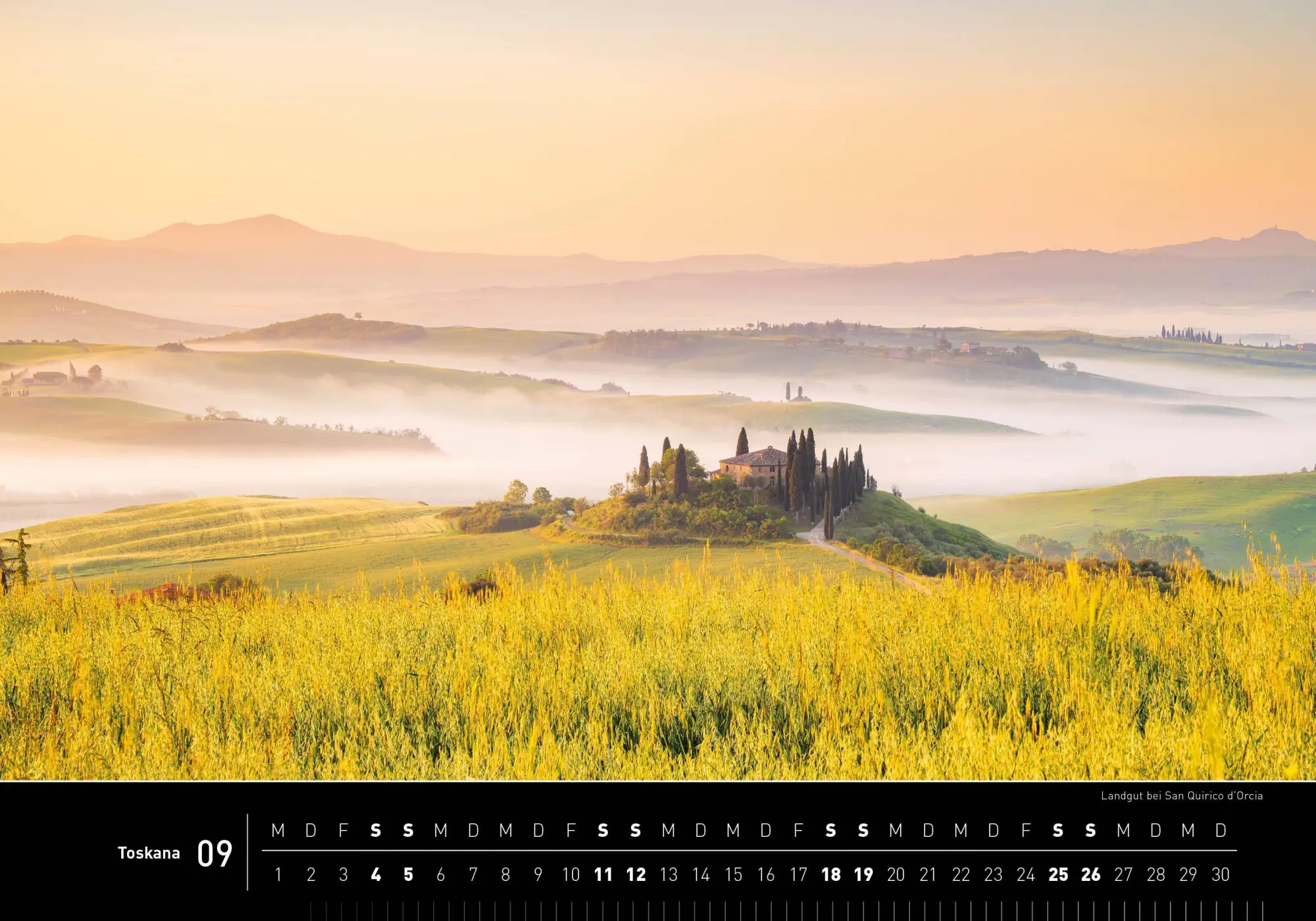 Bild: 9783968558011 | Toskana Premiumkalender 2027 | Robert Haasmann | Kalender | 14 S.