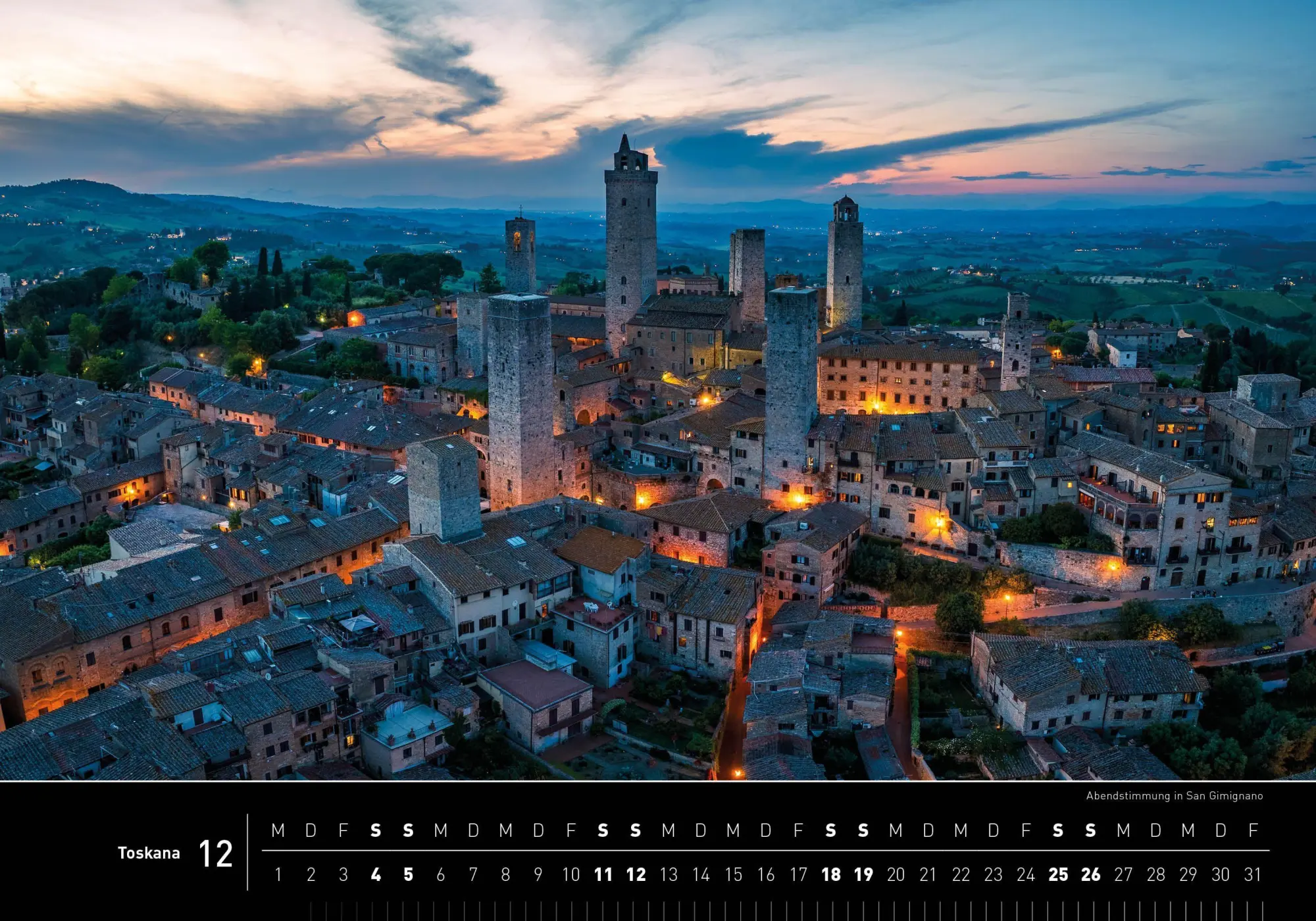 Bild: 9783968558011 | Toskana Premiumkalender 2027 | Robert Haasmann | Kalender | 14 S.
