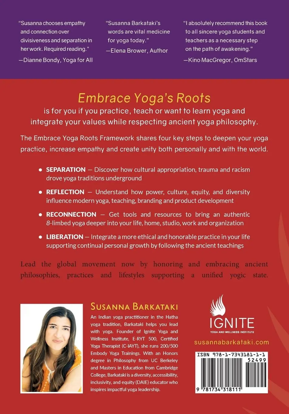 Rückseite: 9781734318111 | Embrace Yoga's Roots | Courageous Ways to Deepen Your Yoga Practice