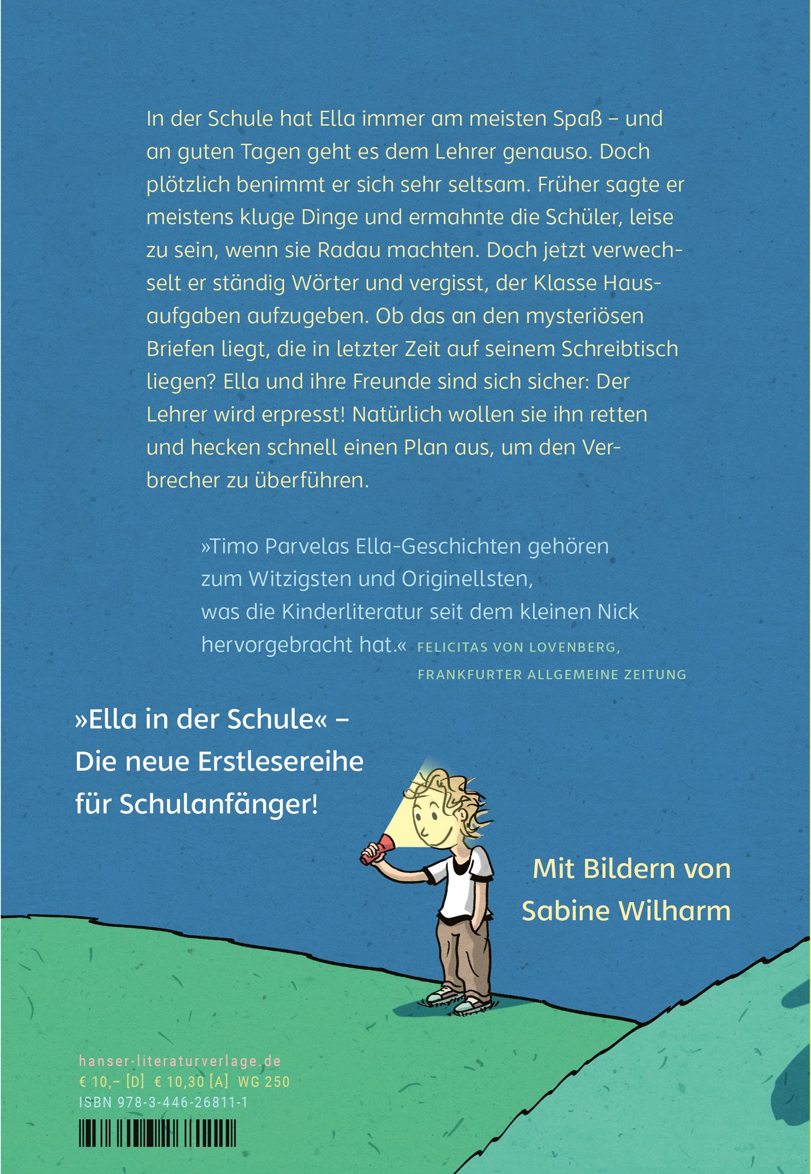 Bild: 9783446268111 | Ella in der Schule - Abenteuer Schulanfang | Timo Parvela | Buch