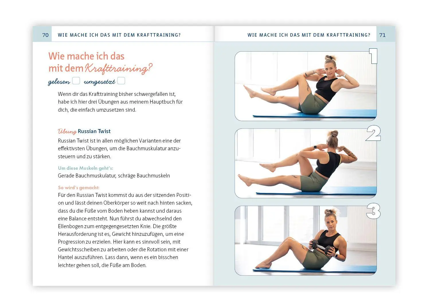 Bild: 9783863748111 | Frauen trainieren anders. Dein Trainingstagebuch | Tabea Lorch | Buch