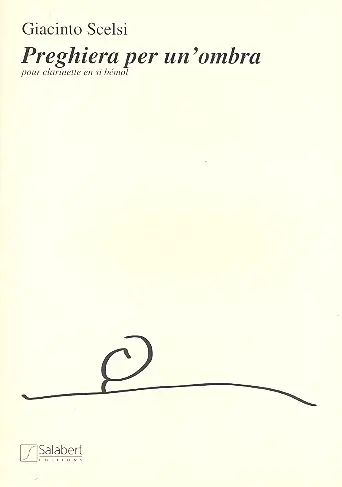 Cover: 9790048028111 | Preghiera Per Un Ombra | Giacinto Scelsi | Partitur