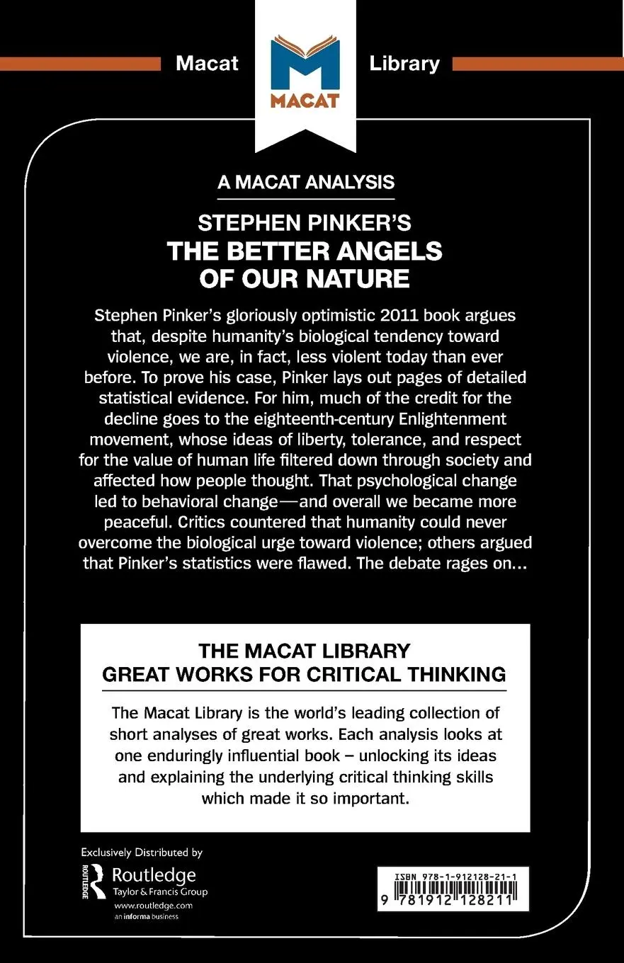 Rückseite: 9781912128211 | An Analysis of Steven Pinker's The Better Angels of Our Nature | Buch