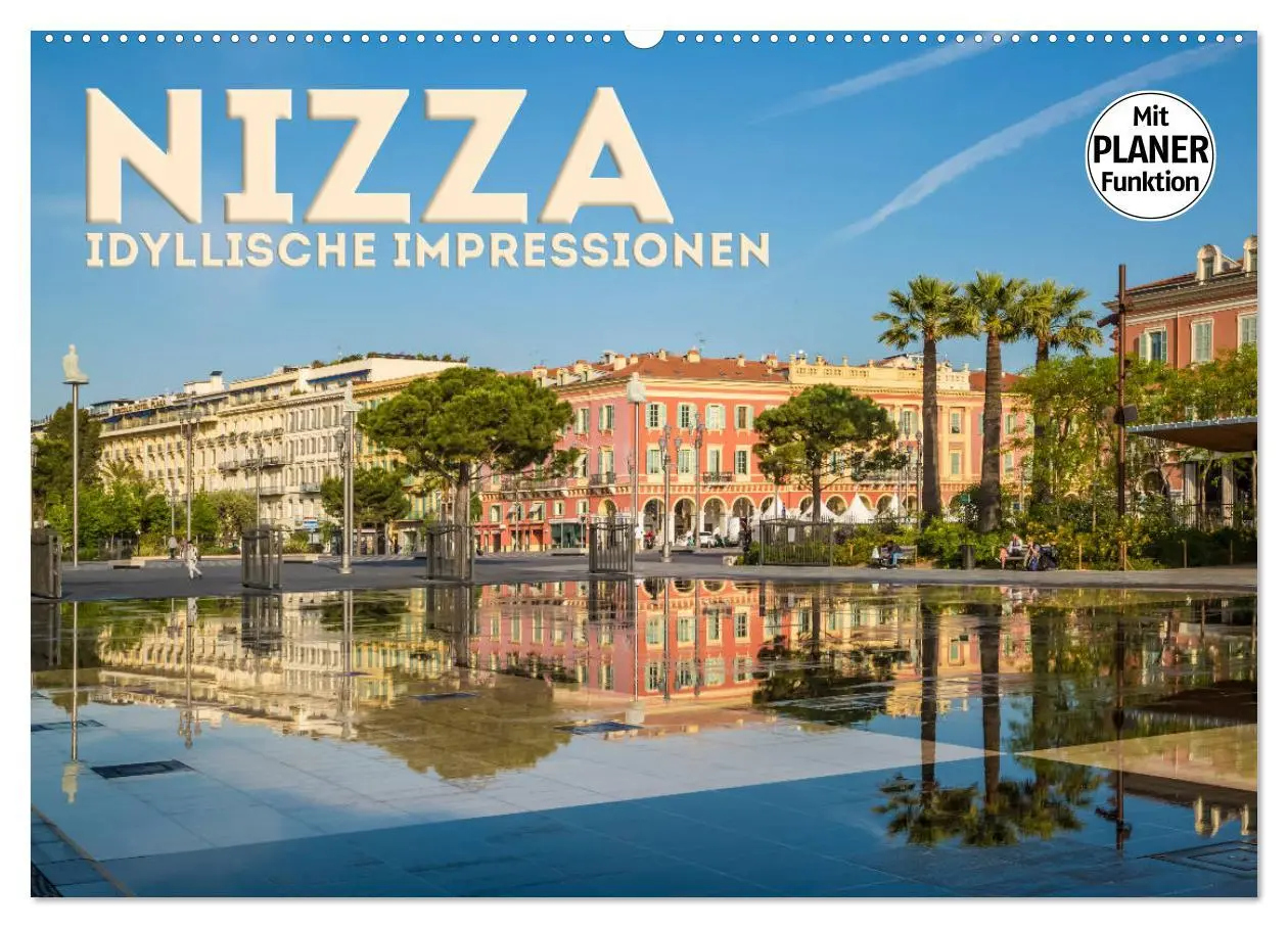 Cover: 9783457908211 | NIZZA Idyllische Impressionen (Wandkalender 2026 DIN A2 quer),...