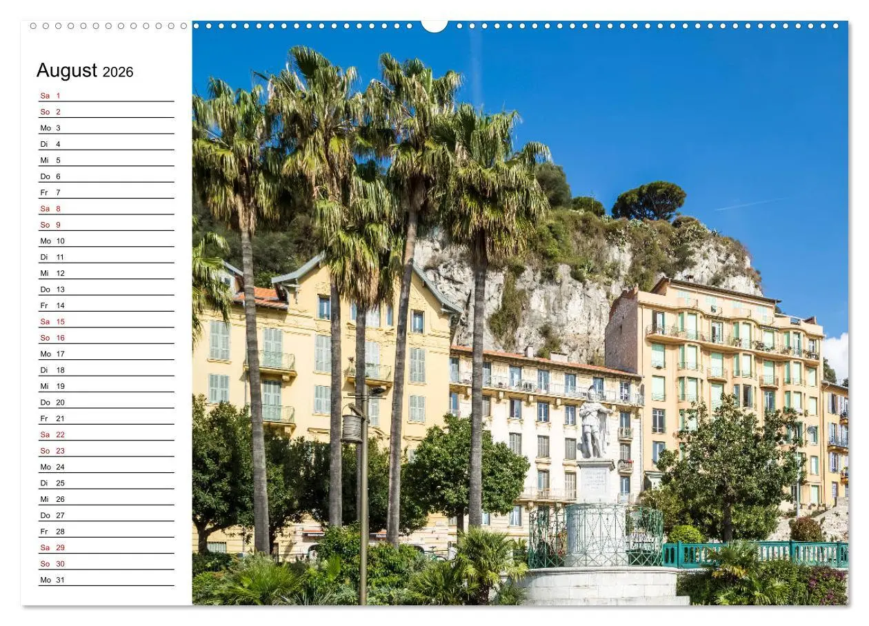 Bild: 9783457908211 | NIZZA Idyllische Impressionen (Wandkalender 2026 DIN A2 quer),...