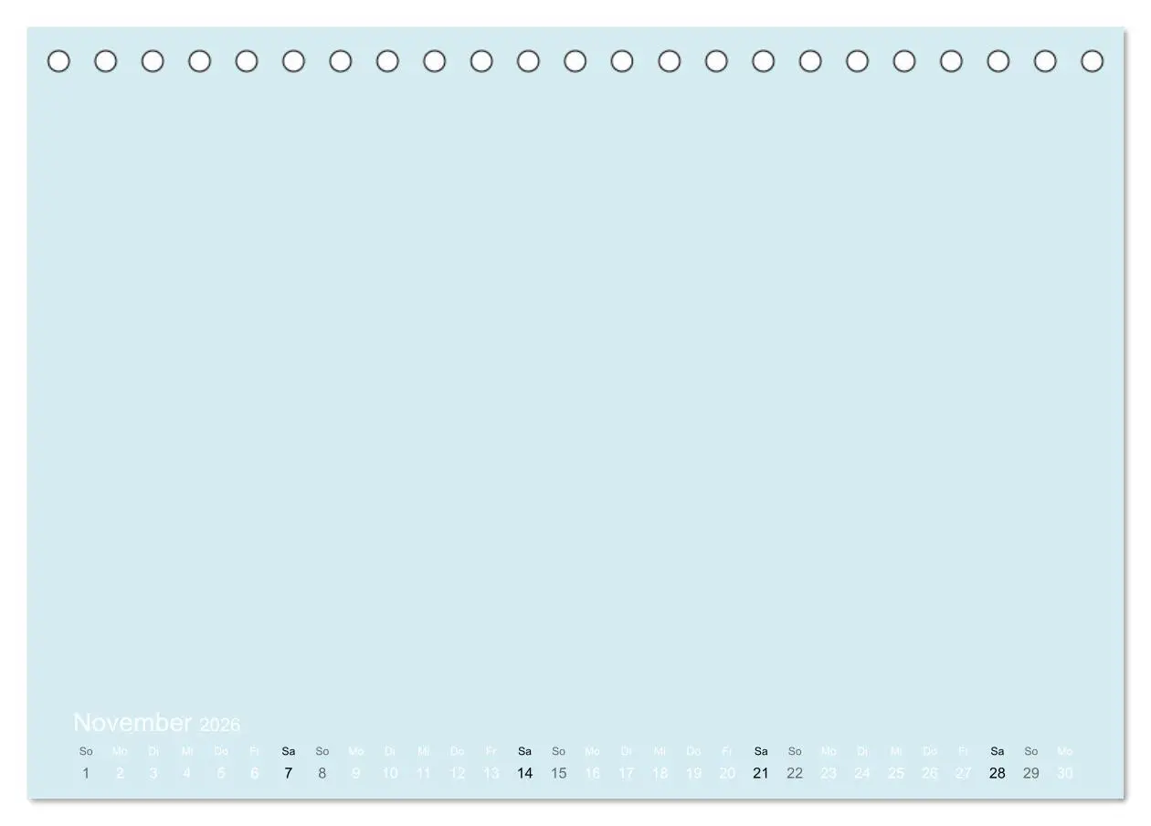 Bild: 9783516168211 | Bastelkalender - hell Blau (Tischkalender 2026 DIN A5 quer),...
