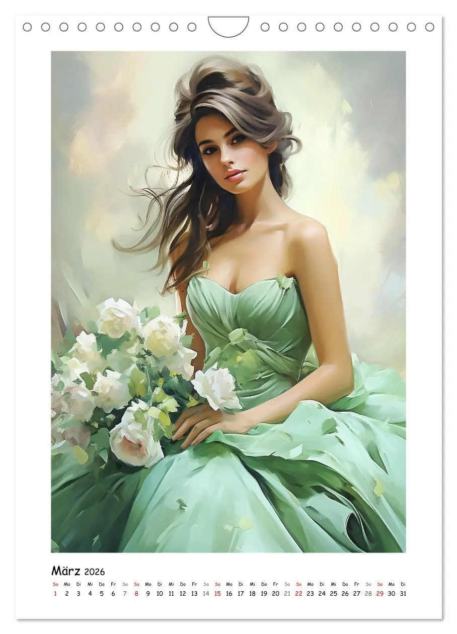 Bild: 9783516308211 | Eleganz im Glanz. Zauberhaft im Abendkleid (Wandkalender 2026 DIN...