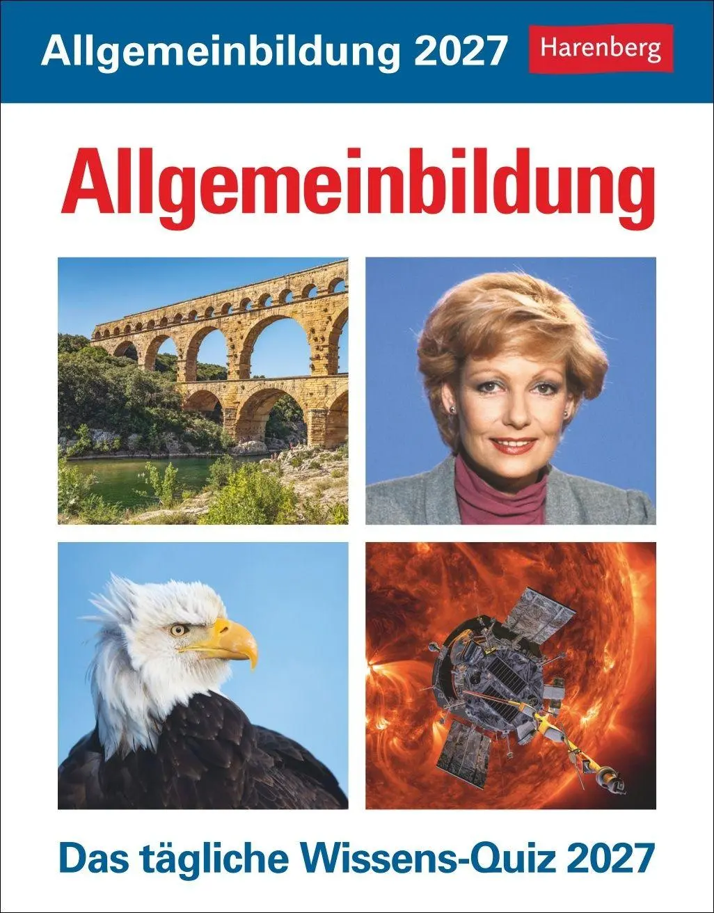 Cover: 9783840038211 | Allgemeinbildung Tagesabreißkalender 2027 - Das tägliche Wissens-Quiz