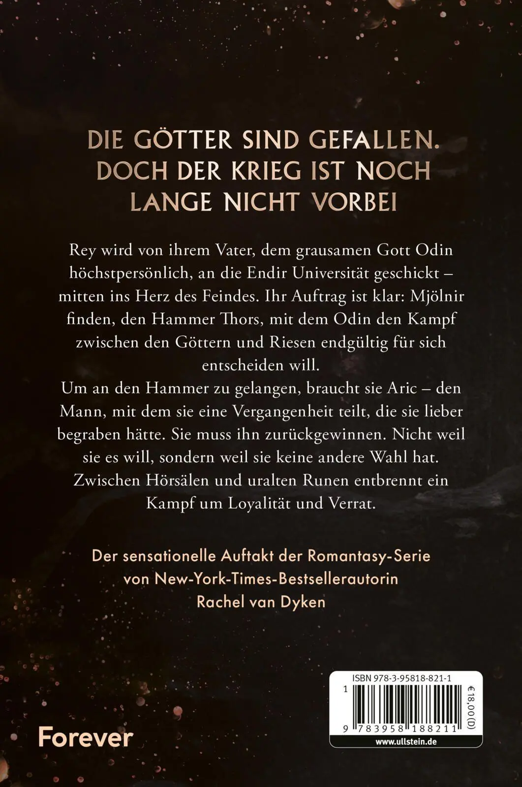 Rückseite: 9783958188211 | Fallen Gods | Roman | Rachel Van Dyken | Taschenbuch | Fallen Gods