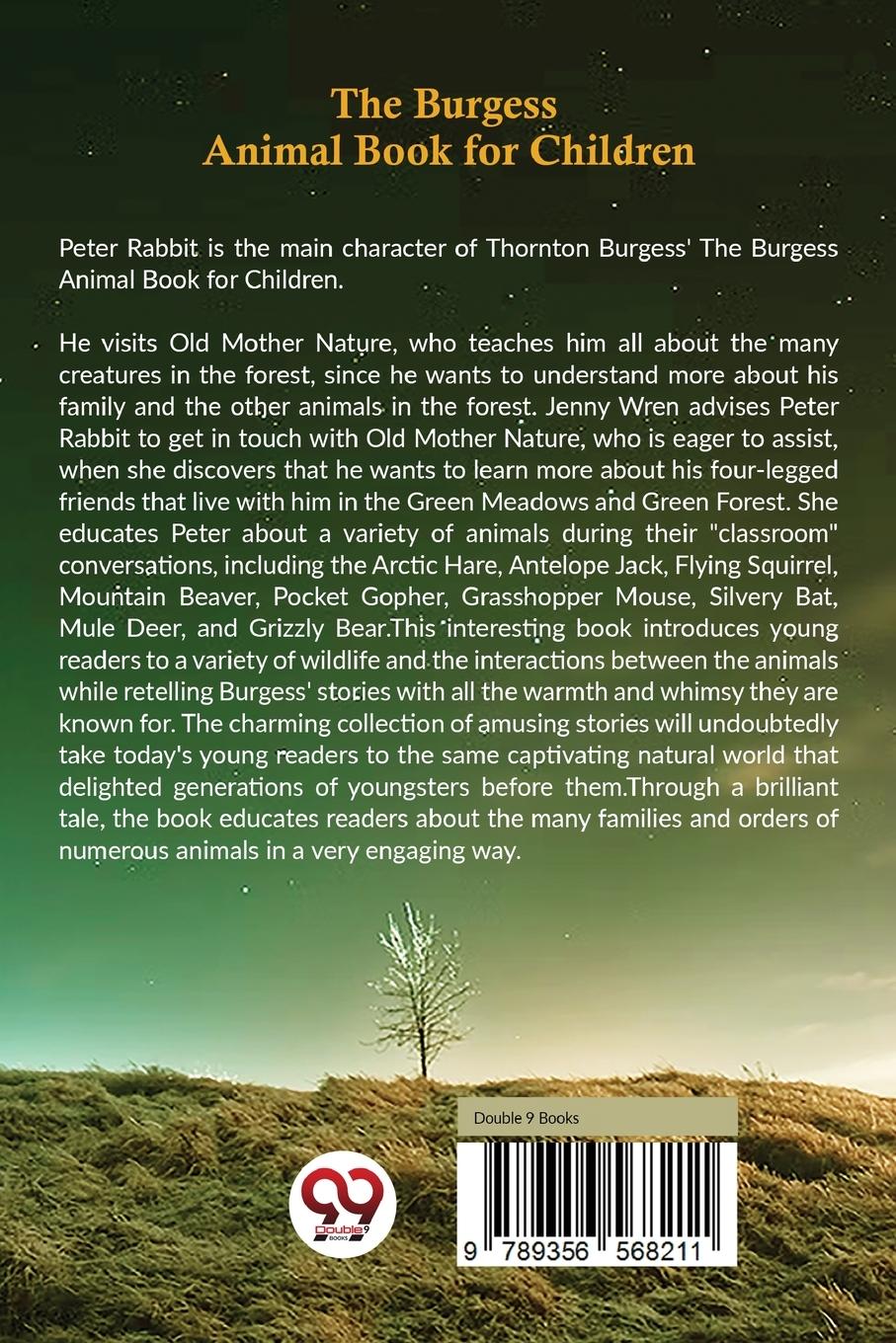 Rückseite: 9789356568211 | The Burgess Animal Book for Children | Thornton W. Burgess | Buch