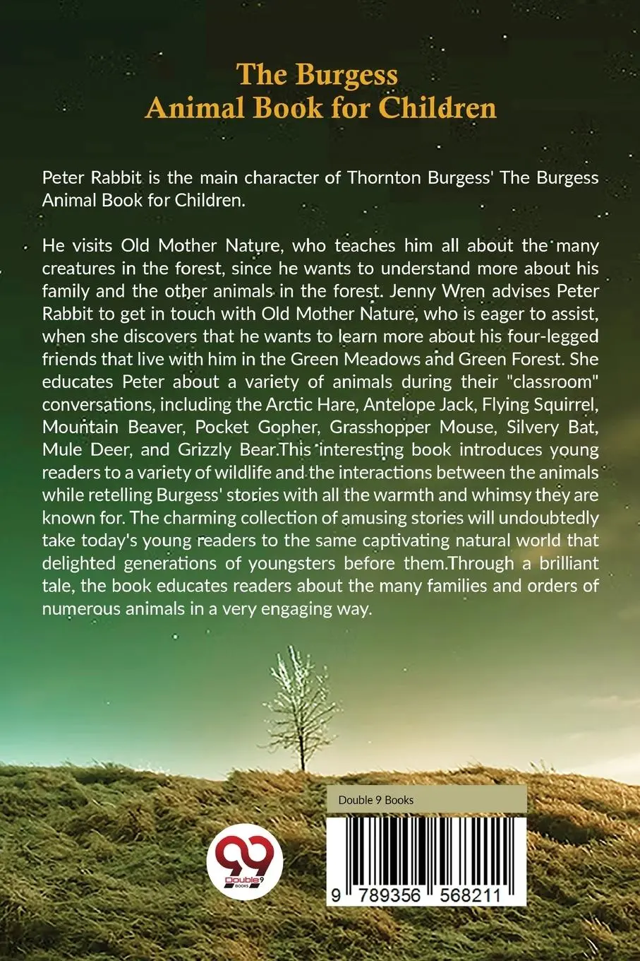 Rückseite: 9789356568211 | The Burgess Animal Book for Children | Thornton W. Burgess | Buch