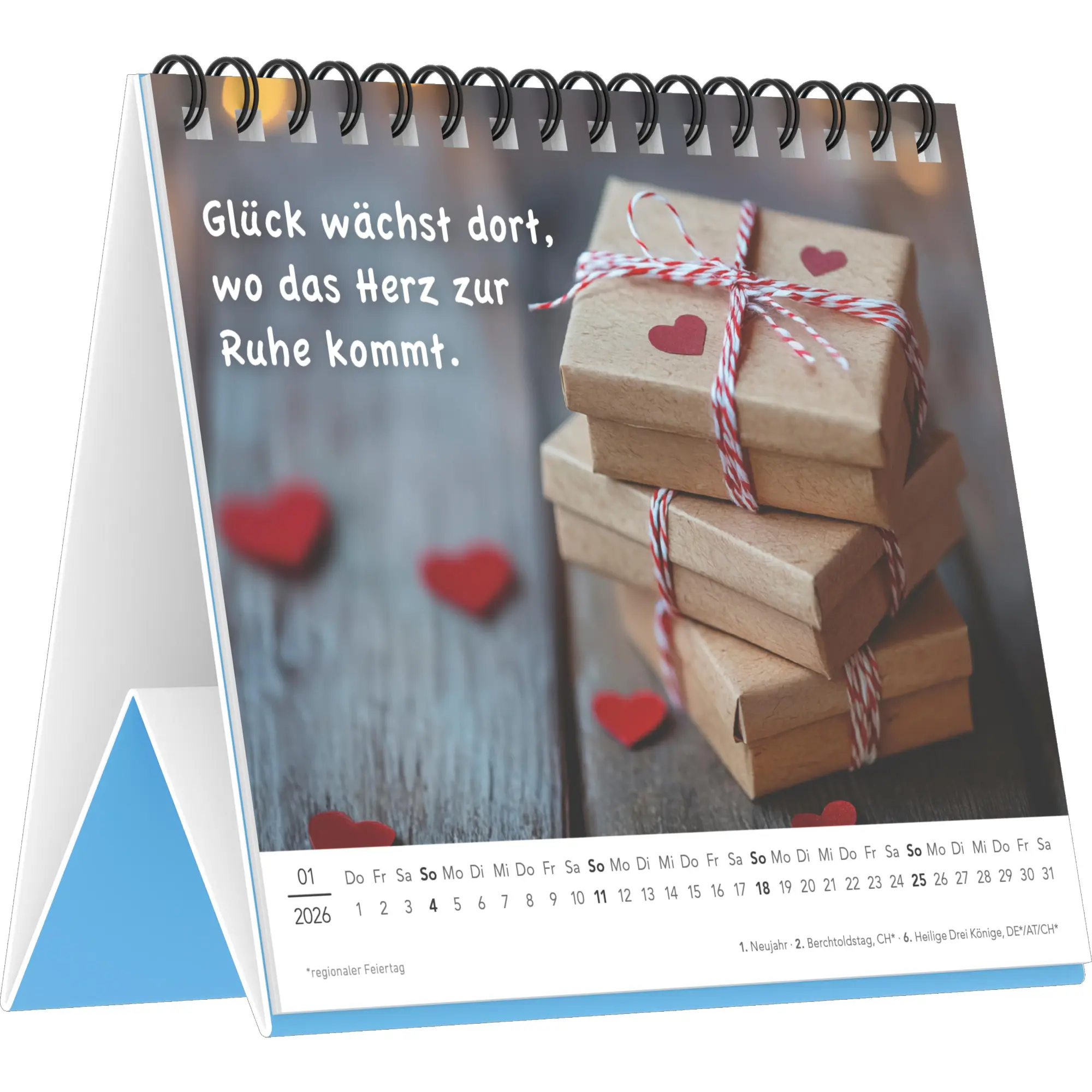 Bild: 4069095008311 | Der kleine Glücks Kalender - Tischaufstellkalender mit 12...