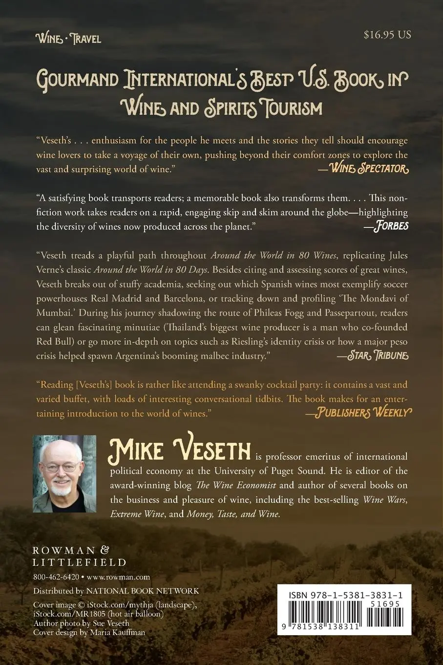 Rückseite: 9781538138311 | Around the World in Eighty Wines | Mike Veseth | Taschenbuch | 2020