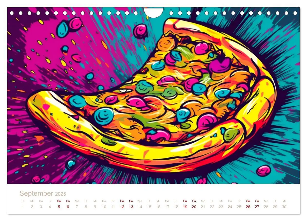 Bild: 9783457378311 | FAST FOOD KUNST (Wandkalender 2026 DIN A4 quer), CALVENDO...