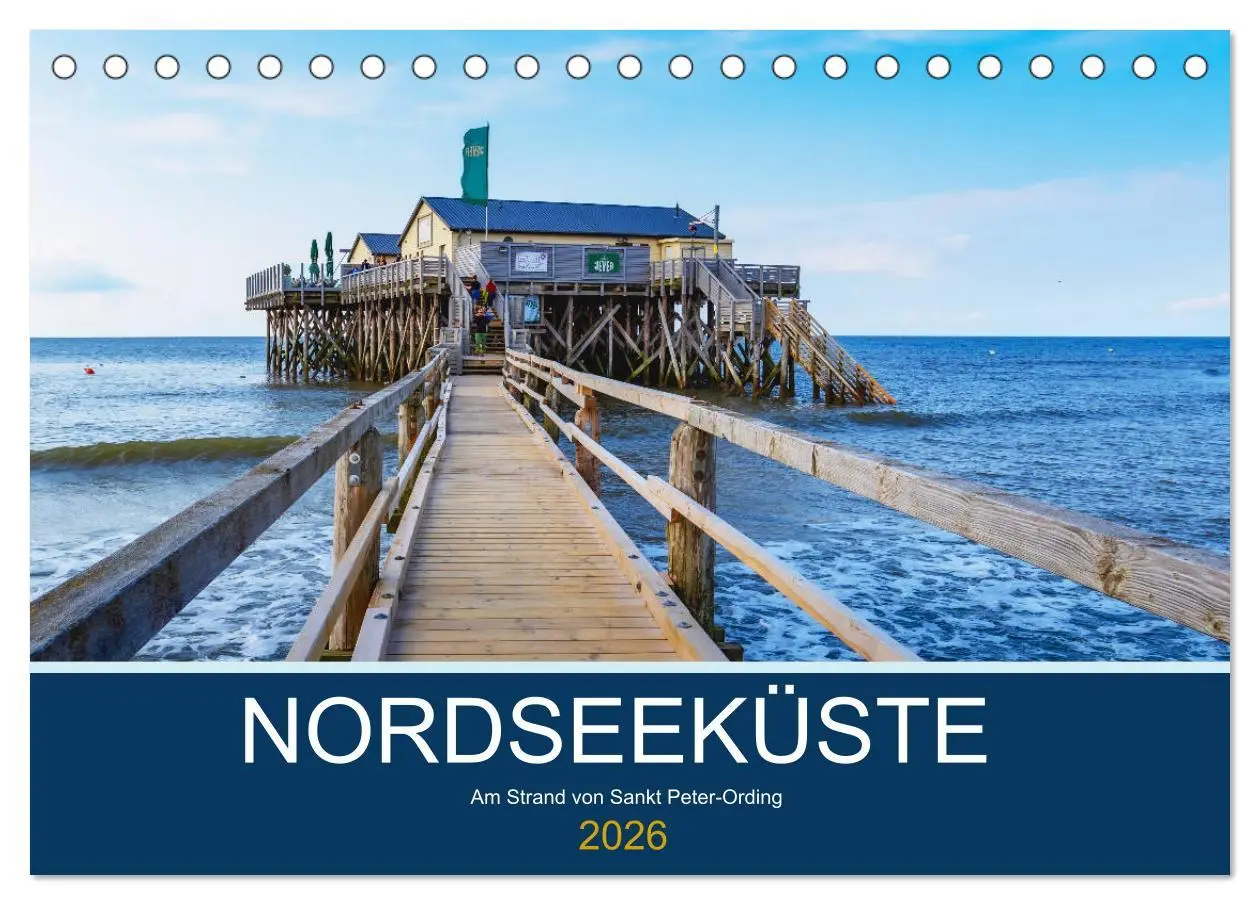 Cover: 9783457758311 | Nordseeküste Am Strand von Sankt Peter-Ording (Tischkalender 2026...