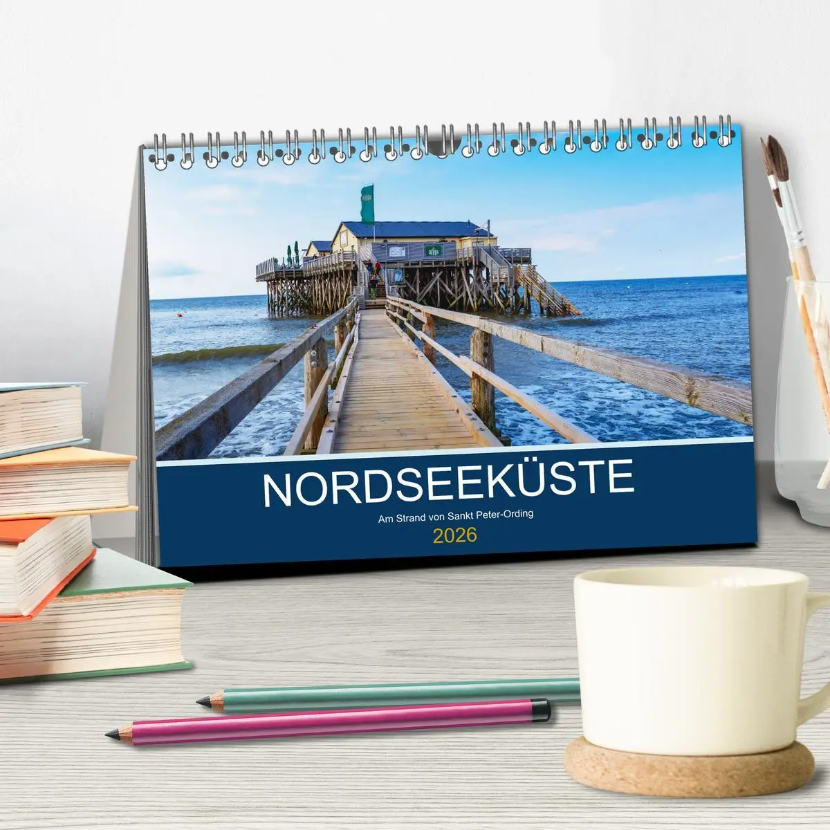 Bild: 9783457758311 | Nordseeküste Am Strand von Sankt Peter-Ording (Tischkalender 2026...