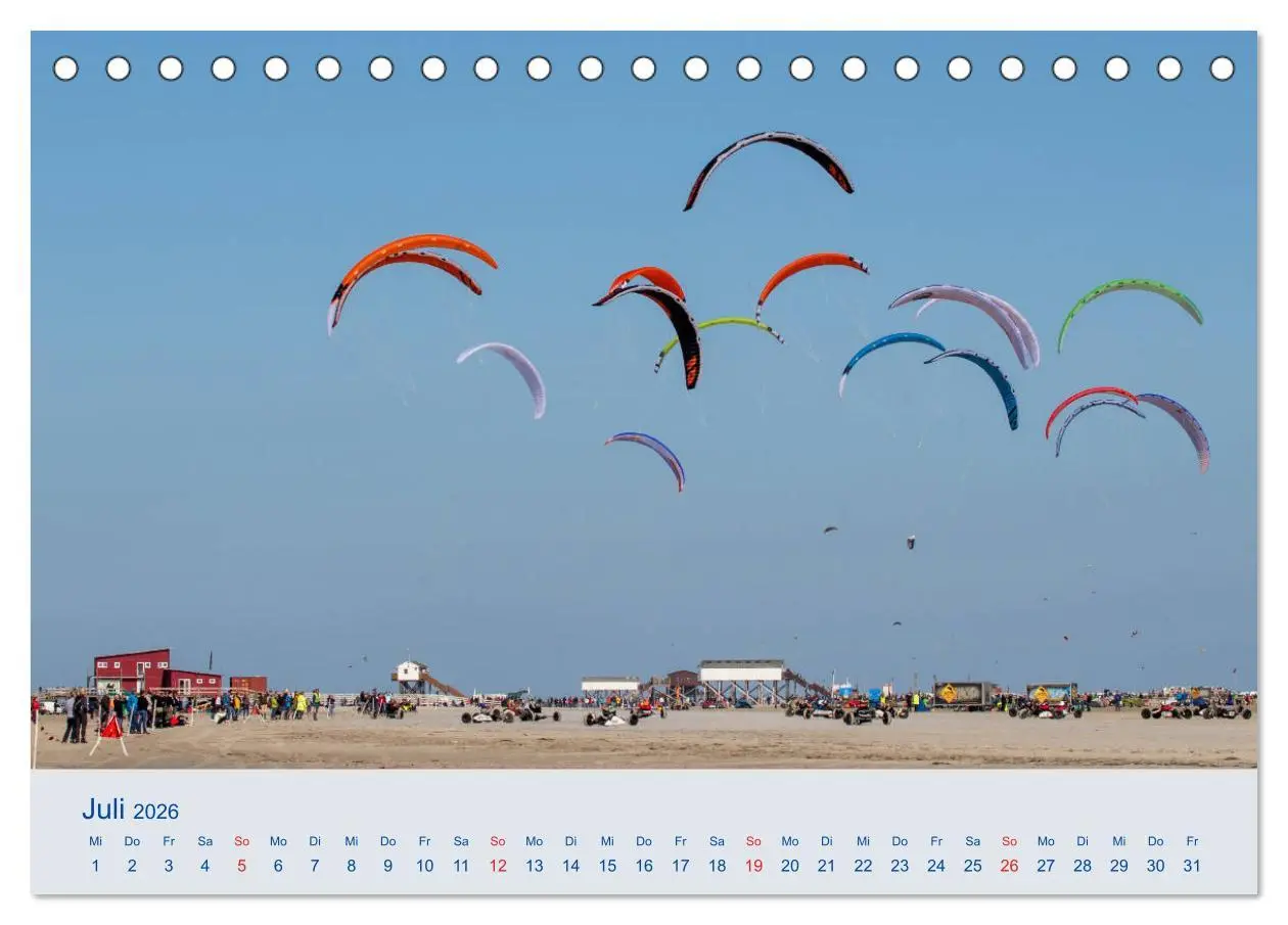 Bild: 9783457758311 | Nordseeküste Am Strand von Sankt Peter-Ording (Tischkalender 2026...