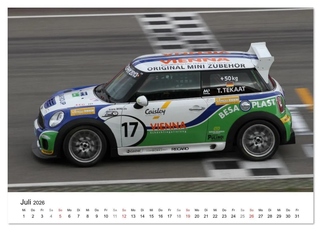 Bild: 9783516228311 | John Cooper Motorsport (Wandkalender 2026 DIN A2 quer), CALVENDO...