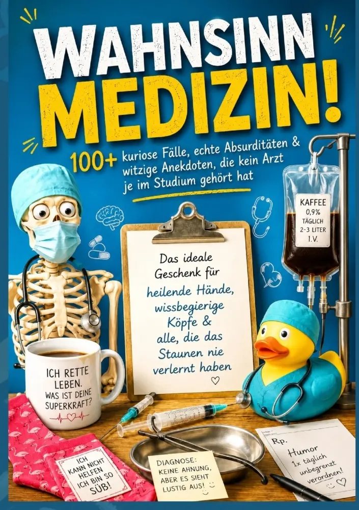 Cover: 9789403908311 | Wahnsinn Medizin! 100+ kuriose Fälle, echte Absurditäten &amp; witzige...