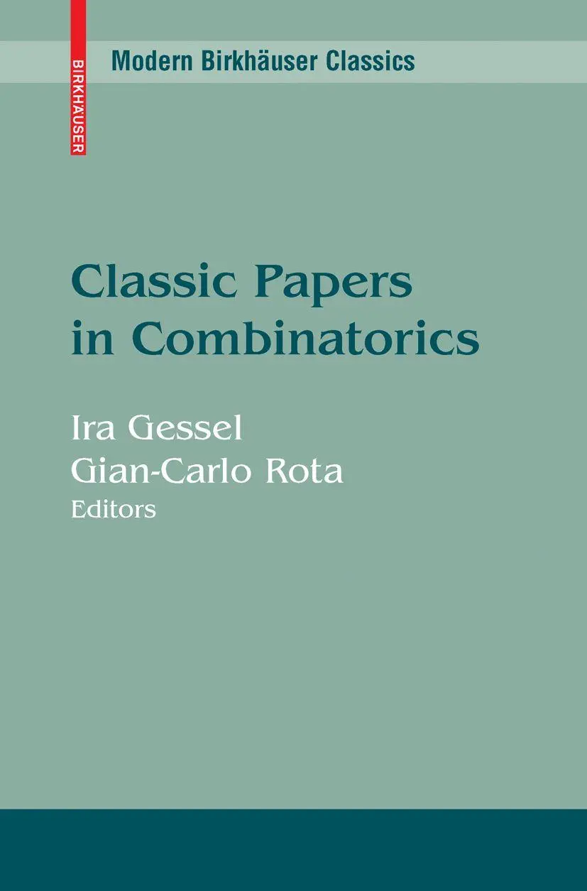 Cover: 9780817648411 | Classic Papers in Combinatorics | Ira Gessel (u. a.) | Taschenbuch | x