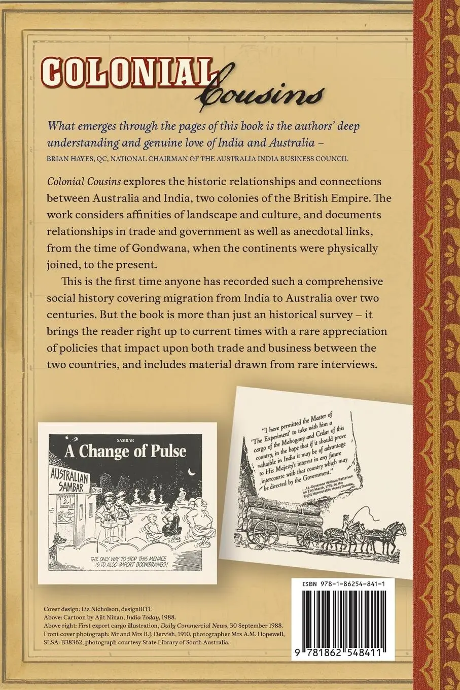 Rückseite: 9781862548411 | Colonial Cousins | Joyce Westrip (u. a.) | Taschenbuch | Englisch