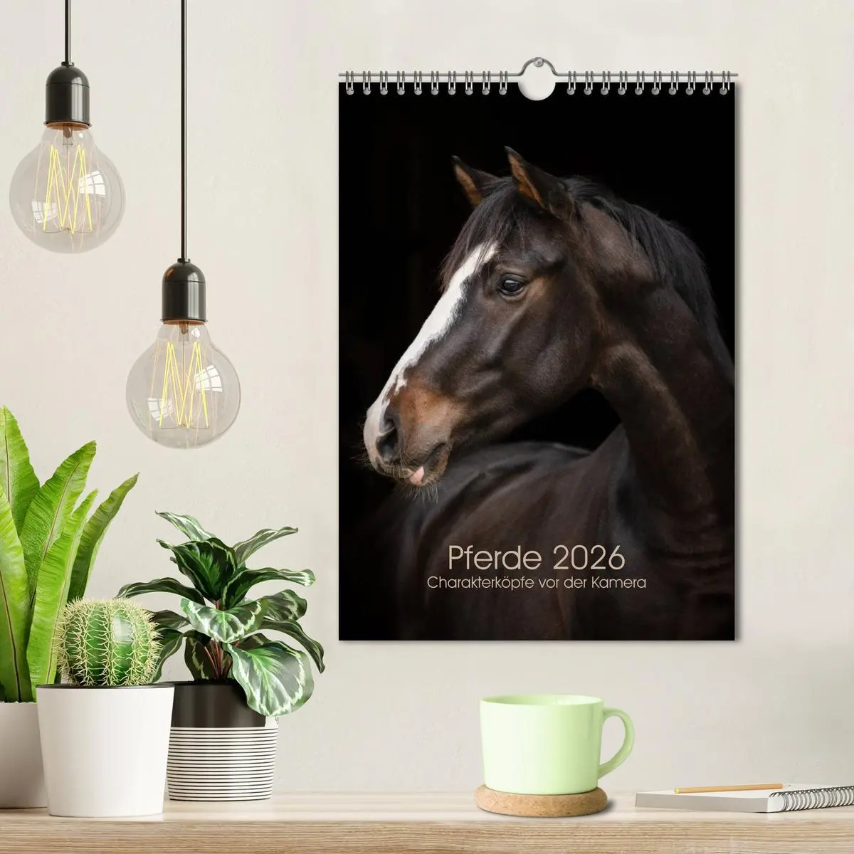 Bild: 9783516388411 | Pferde 2026 - Charakterköpfe vor der Kamera (Wandkalender 2026 DIN...
