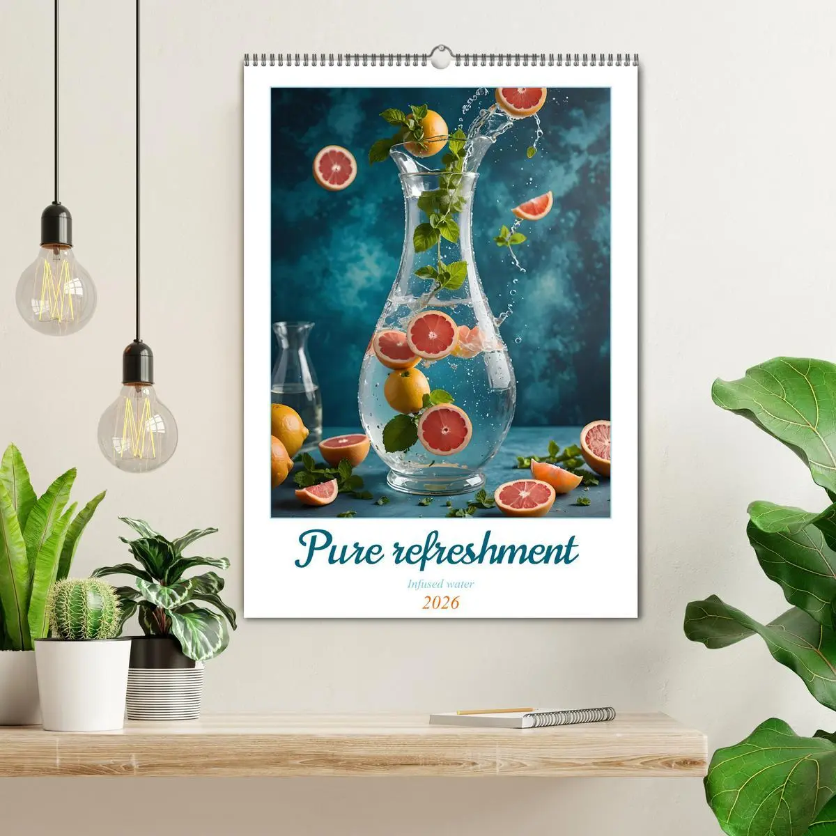 Bild: 9783516528411 | Pure refreshment - Infused water (Wall Calendar 2026 DIN A2...