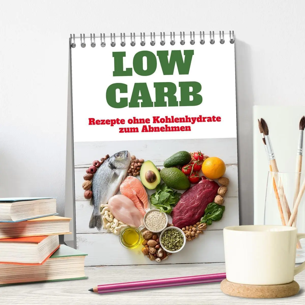 Bild: 9783516698411 | Low Carb - Rezepte ohne Kohlenhydrate zum Abnehmen (Tischkalender...