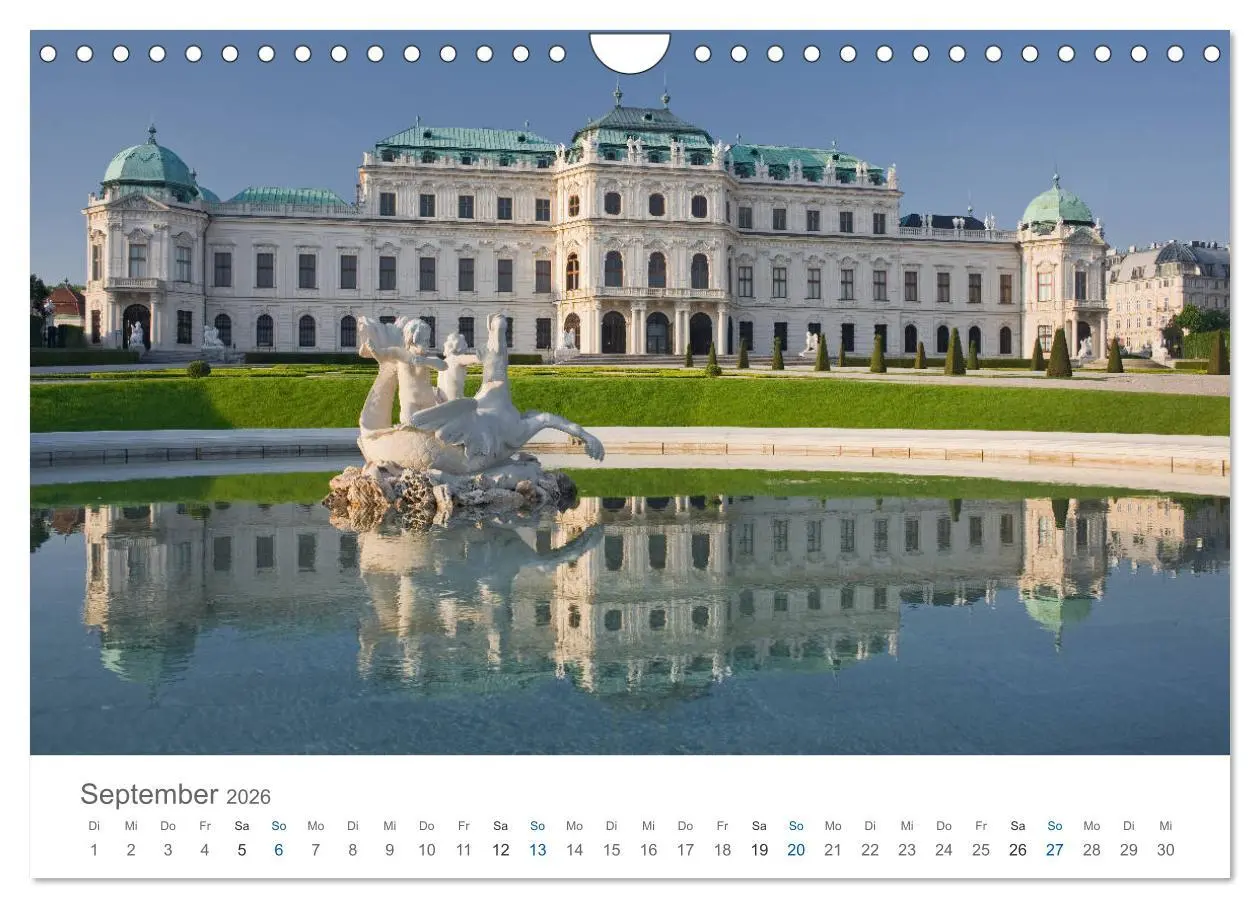 Bild: 9783457808511 | Traumhaftes Wien 2026 (Wandkalender 2026 DIN A4 quer), CALVENDO...