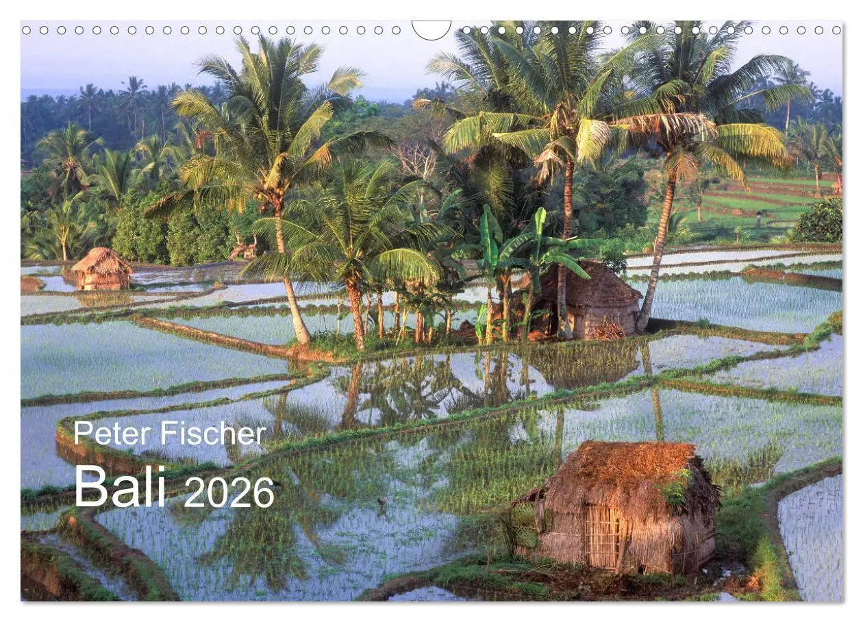 Cover: 9783516068511 | Peter Fischer - Bali 2026 (Wandkalender 2026 DIN A3 quer), CALVENDO...